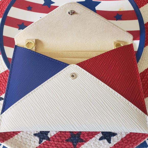 Louis Vuitton Kiragami Red White and Blue Pochette - Rare ! - Picture 5 of 10